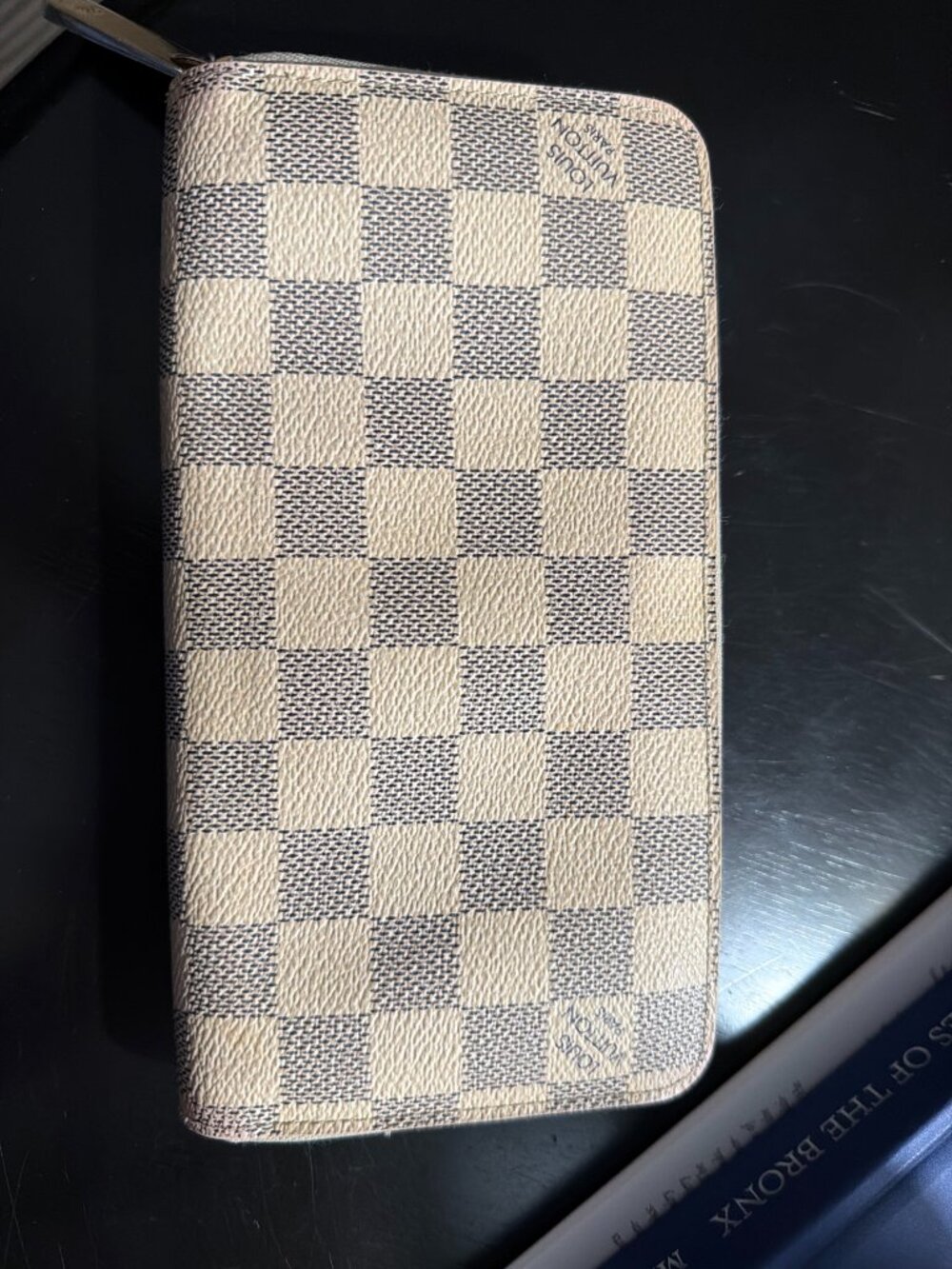 Louis Vuitton Damier Azur Clémence Wallet – Authentic with COA